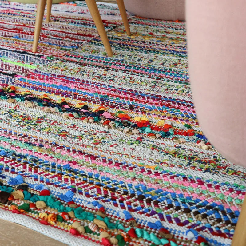Tapis en coton tissé à la main - e-thnic