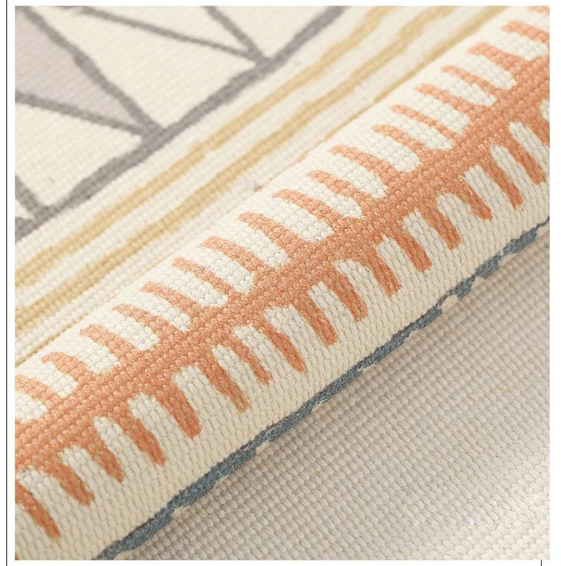 Tapis en lin coton tissé - e-thnic