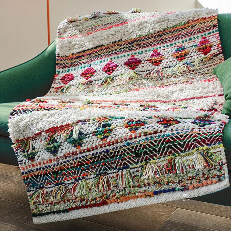 Tapis en coton tissé à la main - e-thnic