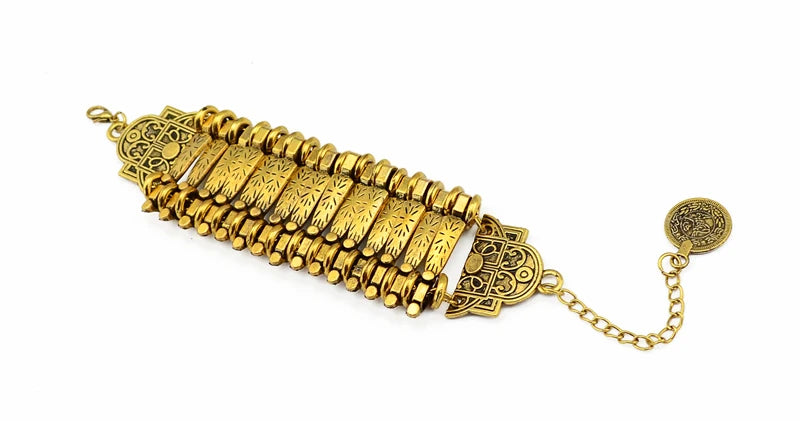 Bracelet métallique tribal ethnique - e-thnic