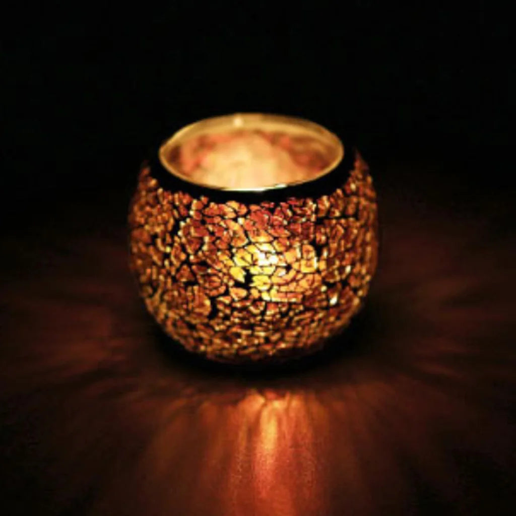 Bougeoir en verre - e-thnic