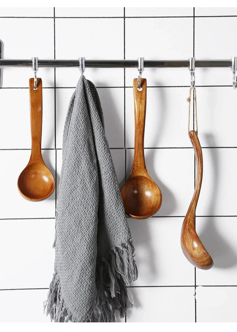 Cuillère à ramen en bois massif - e-thnic