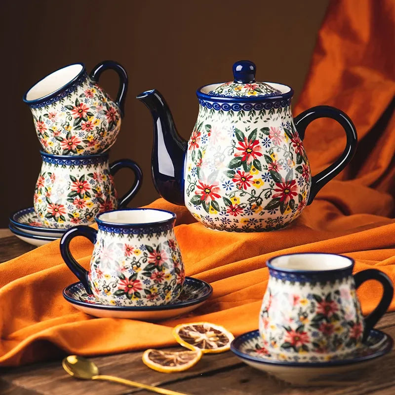 Ensemble théière et tasses - e-thnic