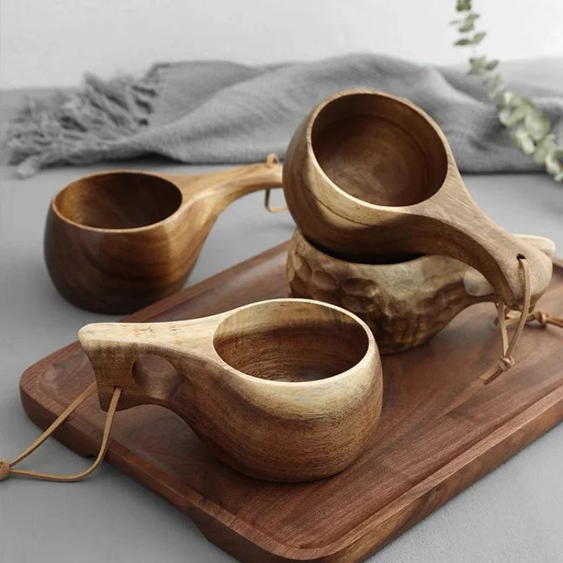 Tasse en bois naturel de Finlande - e-thnic