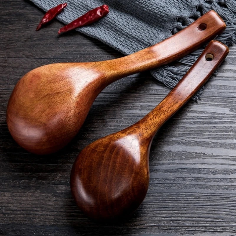 Cuillère à ramen en bois massif - e-thnic