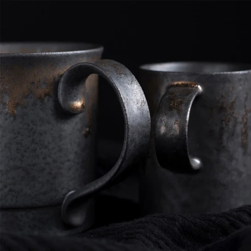 Mug à café en céramique finition rouille - e-thnic