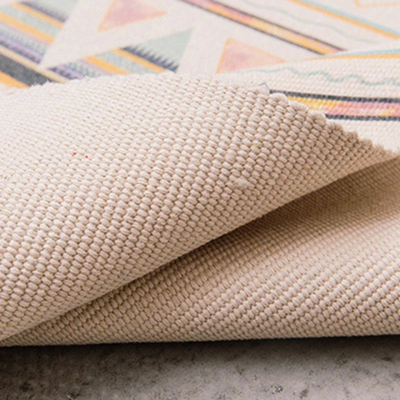 Tapis en lin coton tissé - e-thnic