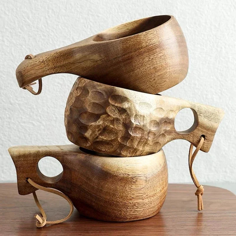 Tasse en bois naturel de Finlande - e-thnic