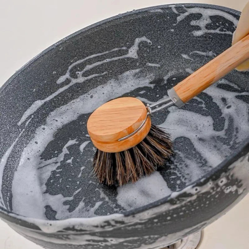 Brosse de nettoyage en bois de bambou - e-thnic