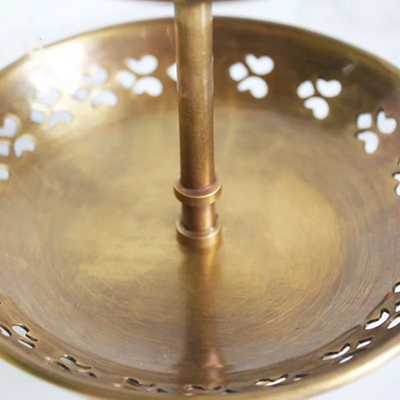 Plateaux en laiton à double étage - e-thnic