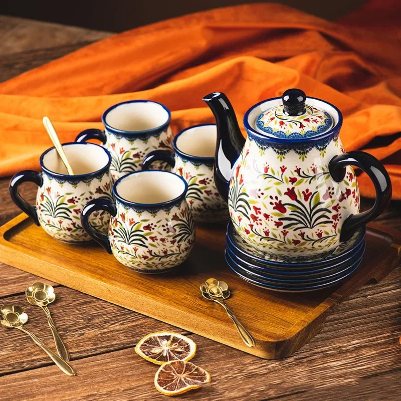 Ensemble théière et tasses - e-thnic