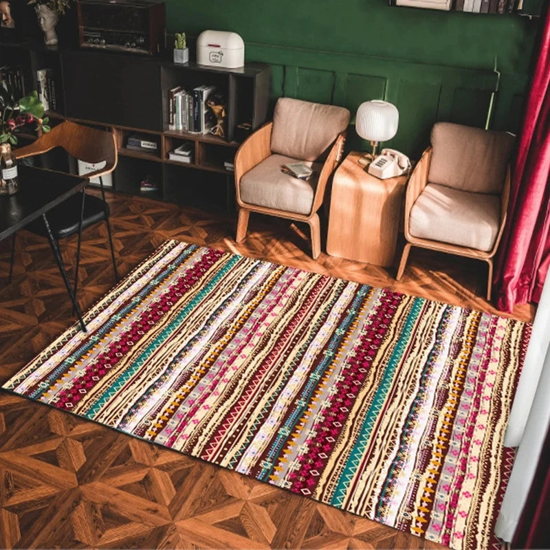 Tapis coloré style bohéme fait main - e-thnic