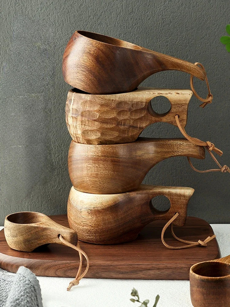 Tasse en bois naturel de Finlande - e-thnic