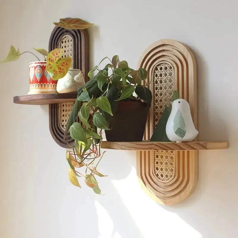Étagère en rotin naturel - e-thnic