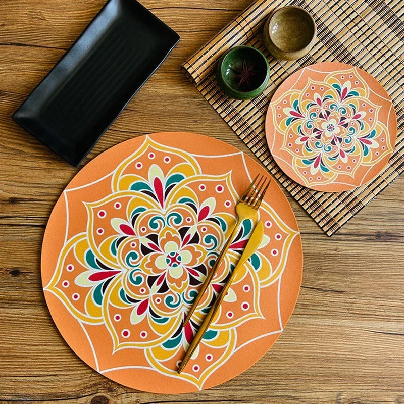Sets de table en cuir - e-thnic