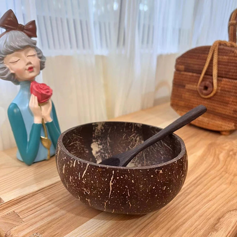 Ensemble de bols en noix de coco naturelle - e-thnic
