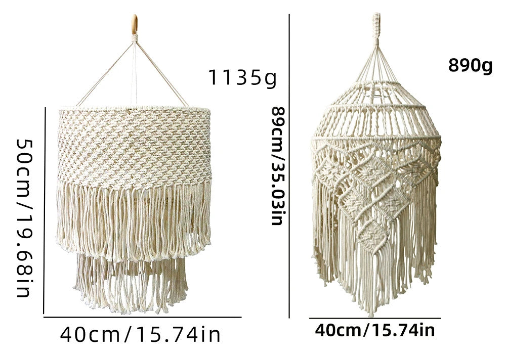 Suspension tissée à la main - e-thnic