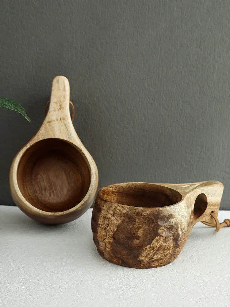 Tasse en bois naturel de Finlande - e-thnic