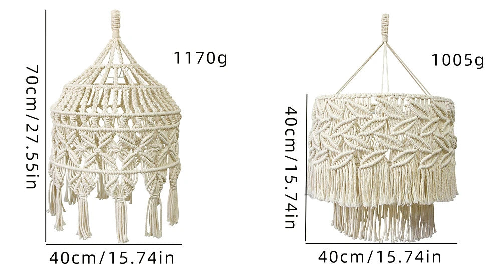 Suspension tissée à la main - e-thnic