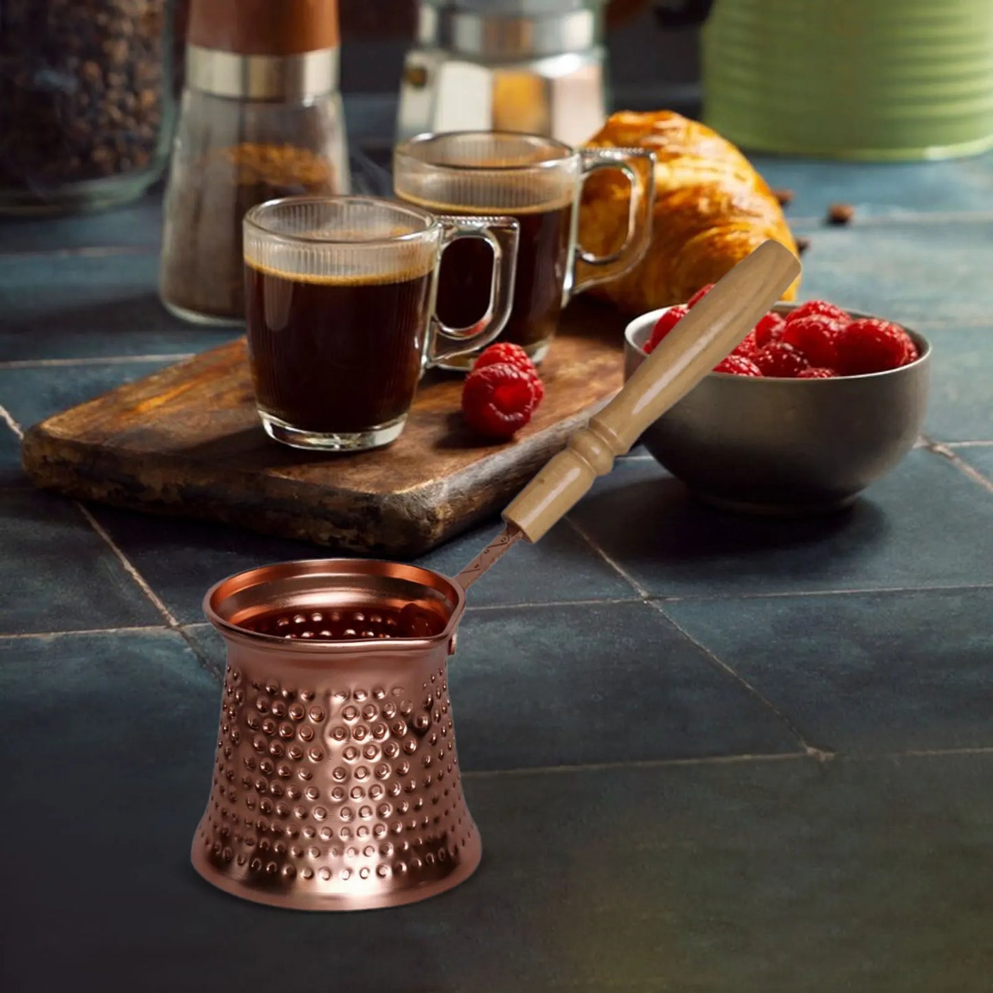 Cafetière en cuivre - e-thnic
