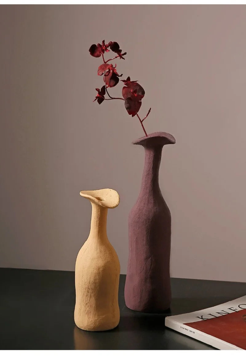 Vase en céramique Morandi - e-thnic