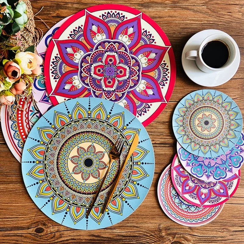 Sets de table en cuir - e-thnic