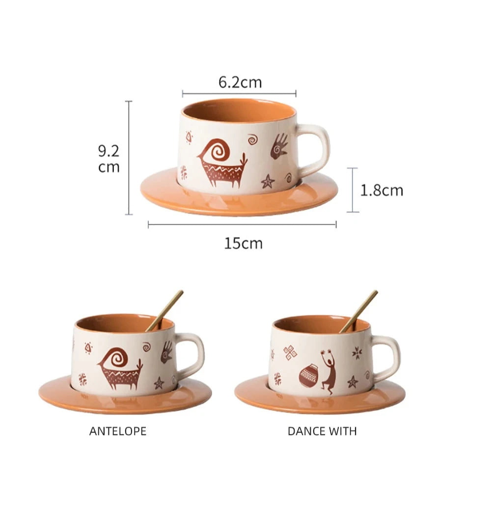 Tasse ethnique en céramique - e-thnic