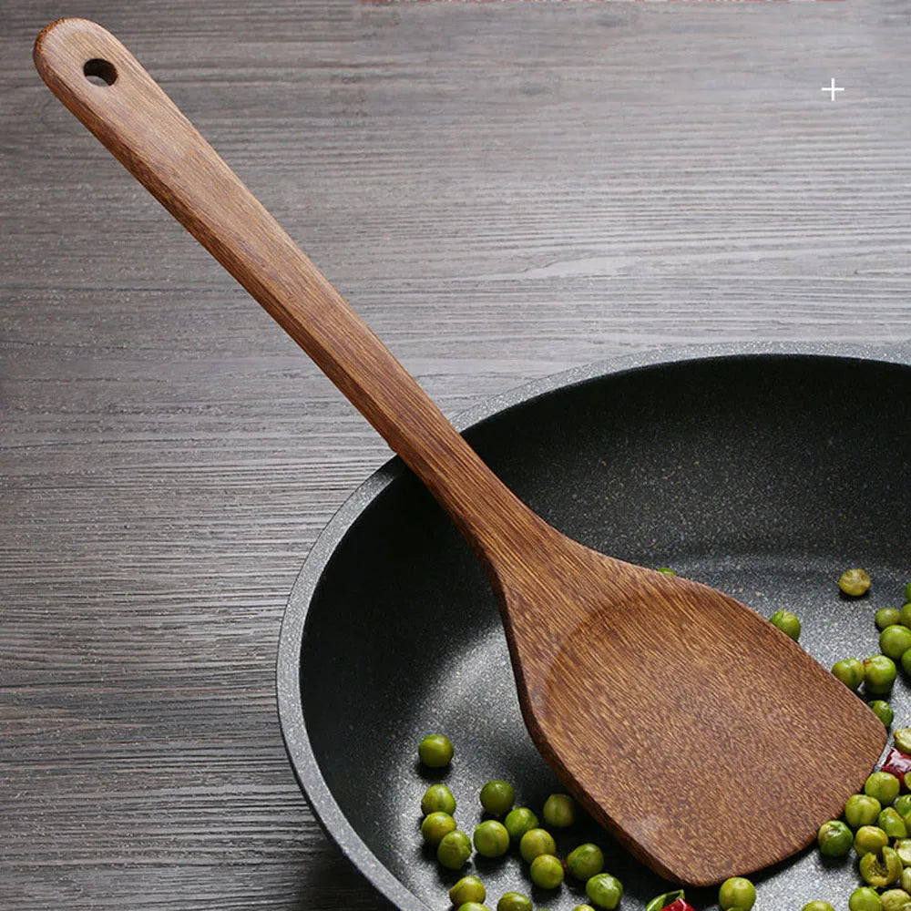 Ensemble d'ustensiles de cuisine en bois - e-thnic