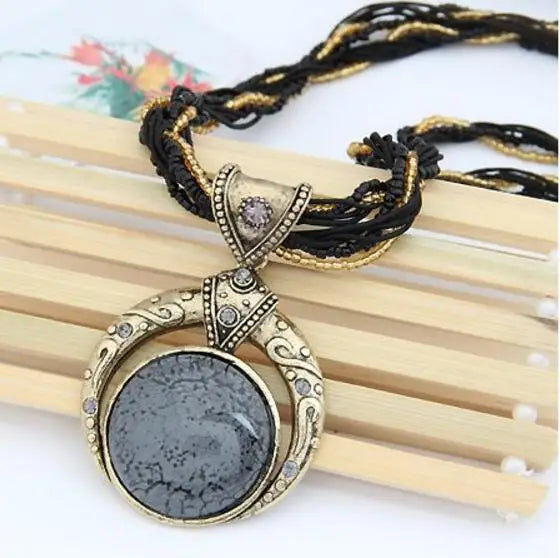 Collier ethnique vintage - e-thnic