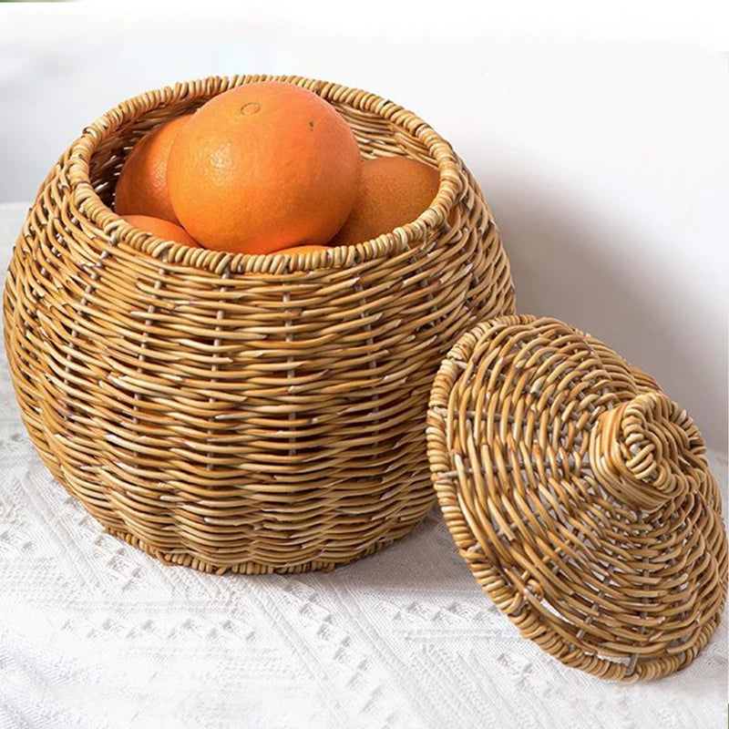 Panier de rangement tressé à la main - e-thnic