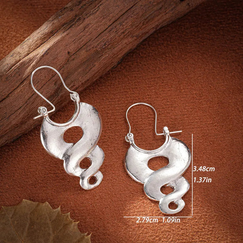 Boucles d'oreilles tribales en forme de spirale - e-thnic