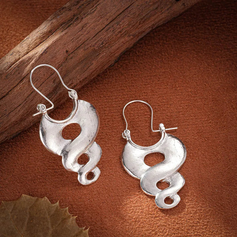 Boucles d'oreilles tribales en forme de spirale - e-thnic