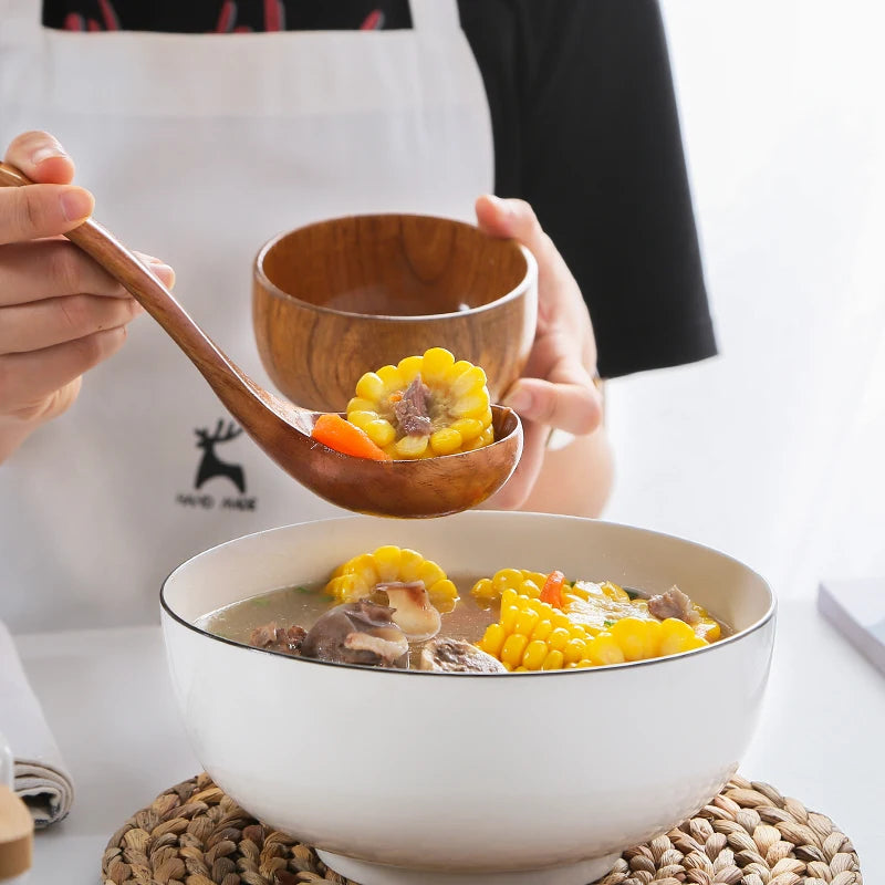 Cuillère à ramen en bois massif - e-thnic