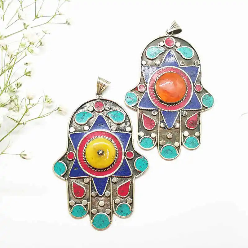 Pendentifs amulettes main de Fatma - e-thnic