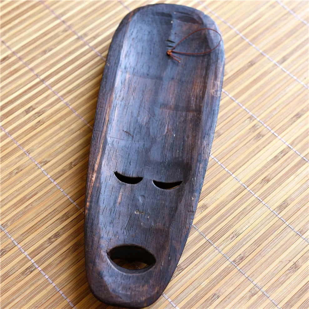 Masque sculpté en bois de Thaïlande - e-thnic