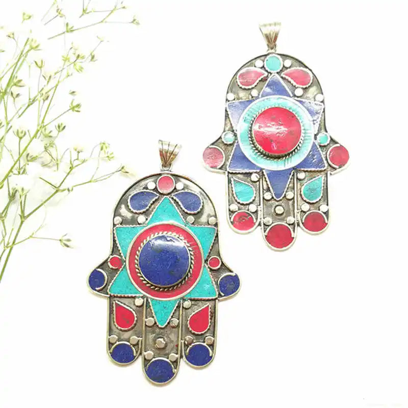 Pendentifs amulettes main de Fatma - e-thnic