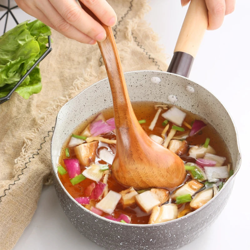 Cuillère à ramen en bois massif - e-thnic